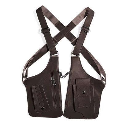 VORNE Premium Leather Shoulder Bag