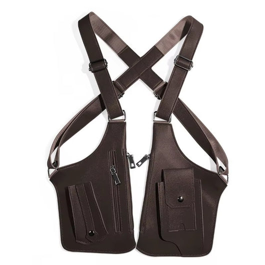VORNE Premium Leather Shoulder Bag